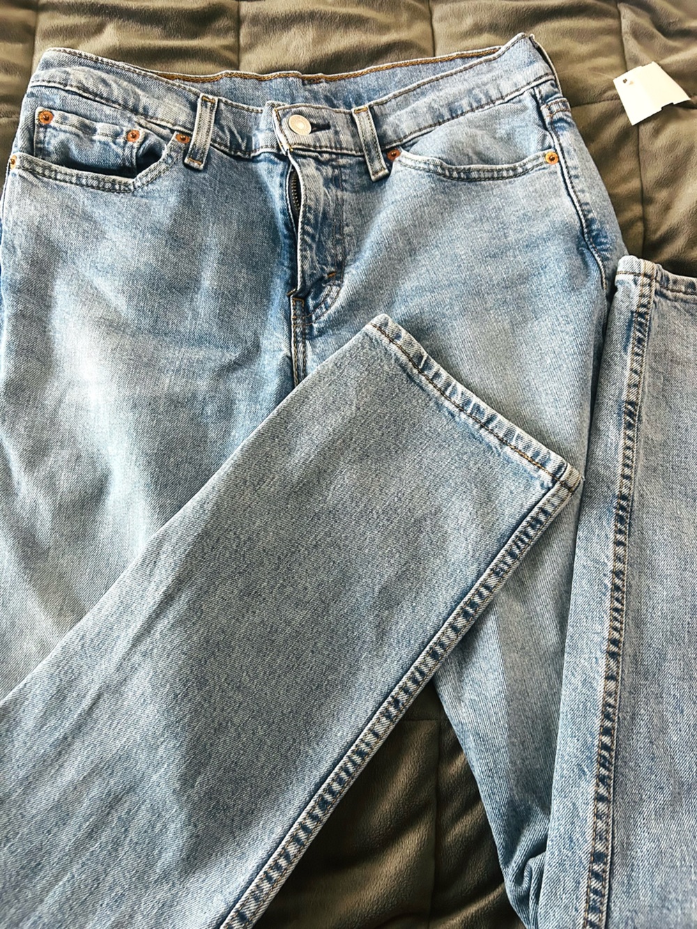 Levi's Light Wash Slim Straight Jeans